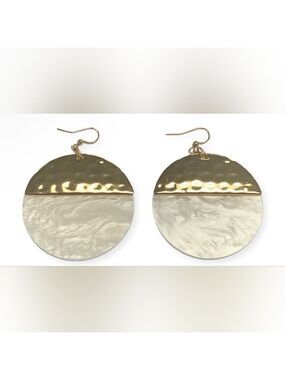 Shell and Gold Earrings